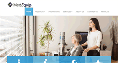 Desktop Screenshot of medequip.ca